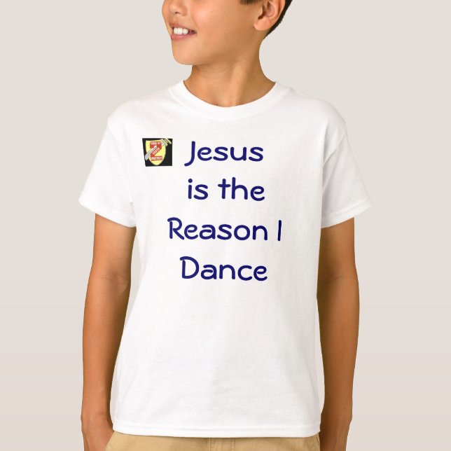 T-shirt Jésus est la raison que je danse la chemise (Devant)