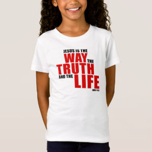 T-Shirt JÉSUS est la VÉRITÉ et la VIE - Jean 14