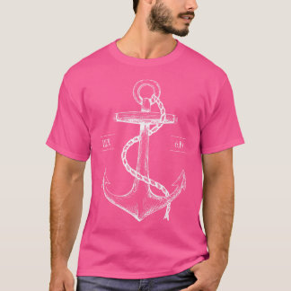 T-shirt Jésus Est L'Ancre De Ma Foi De L'Espoir Âgée