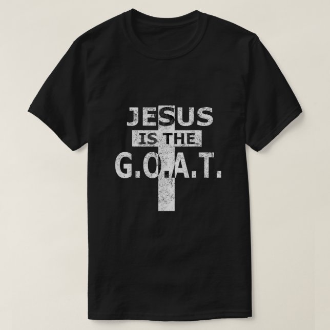 T-shirt Jésus est le bouc (Design devant)