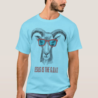 T-shirt Jésus est le G.O.A.T.