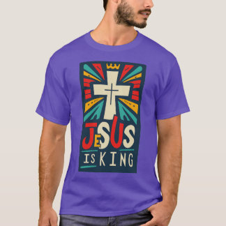 T-shirt Jésus est le roi Citation chrétienne 1