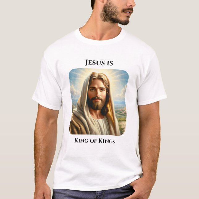 T-shirt Jésus est le roi des rois (Devant)