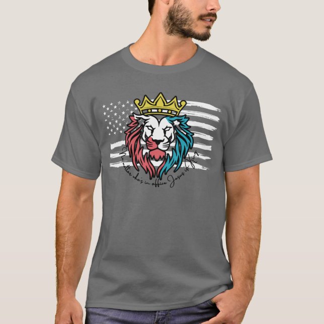 T-shirt Jésus est le roi - PNG (Devant)