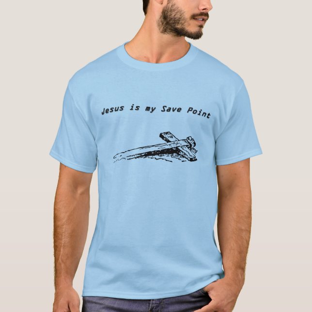 T-shirt Jésus est ma pièce en t de point d'économies (Devant)