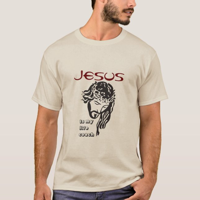 T-shirt Jésus est mon entraîneur de vie (Devant)