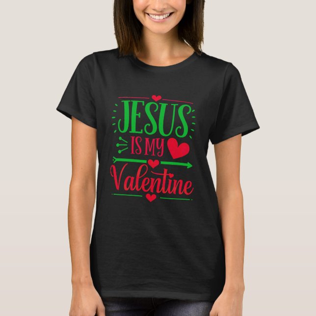 T-shirt Jésus Est Mon Express Valentin Votre Foi (Devant)