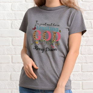 T-shirt Jésus est mon plan de rocher confiant Dieu