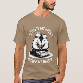 T-shirt Jésus est mon Sauveur Boing est ma thérapie Boingr