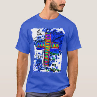 T-shirt Jésus est mon sauveur de vie