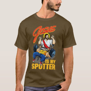 T-shirt Jésus est mon spotter Jésus culturation et levage
