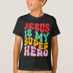 T-shirt Jésus est mon super-héros - Religieux chrétien