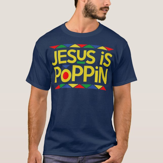 T-shirt Jésus est Poppin Premium (Devant)