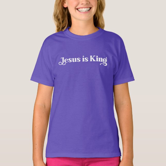 T-shirt Jésus est roi (Devant)
