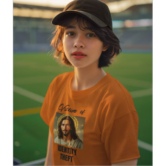 T-shirt Jésus est victime du vol d'identité
