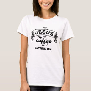 T-shirt JÉSUS ET CAFÉ Christian