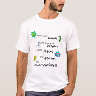 T-shirt Jésus et germes