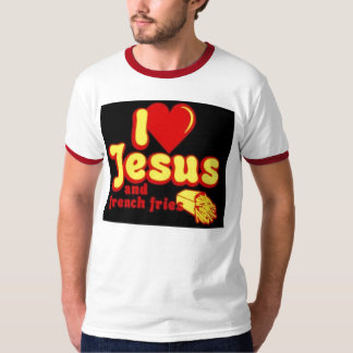 T-shirt Jésus et pommes frites