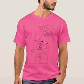 T-shirt Jésus Était Un Enlèvement Alien