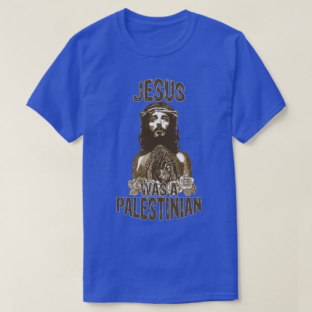 T-shirt Jésus était un Palestinien (Design devant)