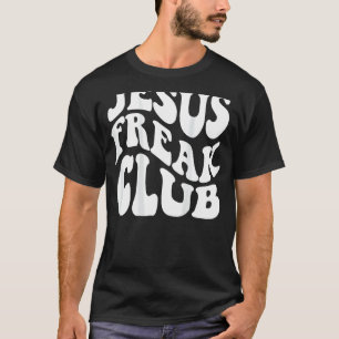 T-shirt Jesus Freak Club Christian Vêtements Drapeau chrét