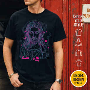 T-shirt Jésus Grille Rétro Roi des Rois Apocalypse 19:16
