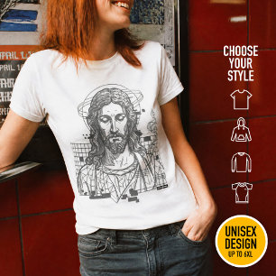 T-shirt Jésus Grille Rétro Roi des Rois Apocalypse 19:16