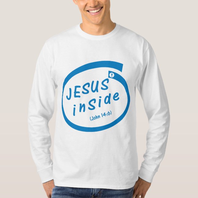 T-shirt Jesus inside (John 14:6) (Devant)