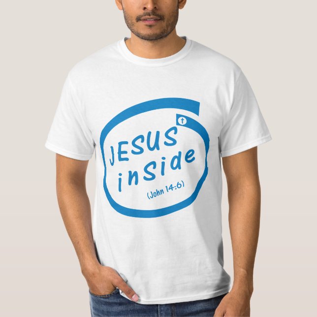 T-shirt Jesus inside (John 14:6) (Devant)