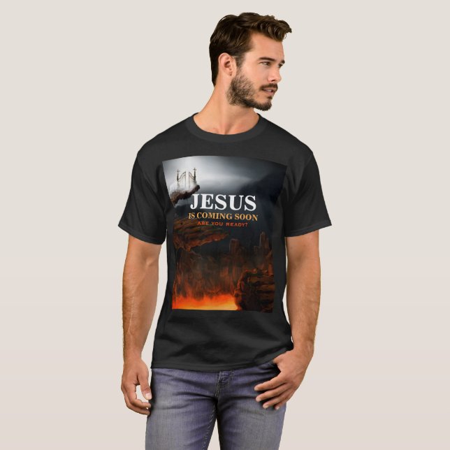 T-SHIRT JESUS IS COMING SOON (Devant entier)