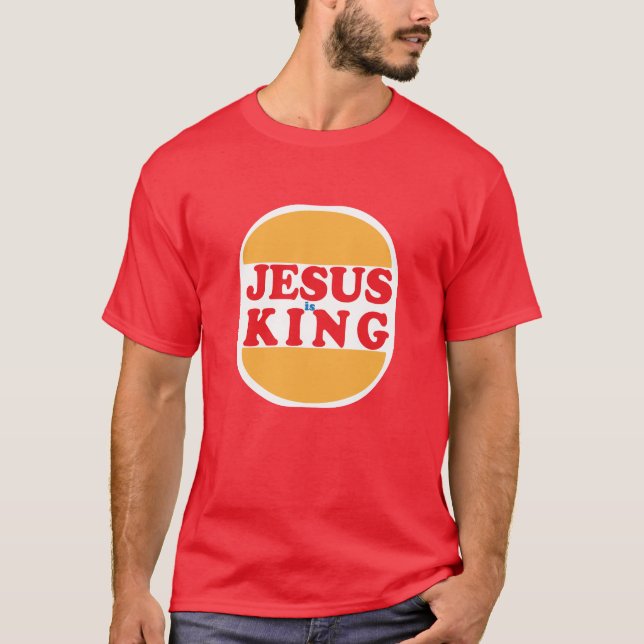 T-shirt Jesus is King - Christian (Devant)