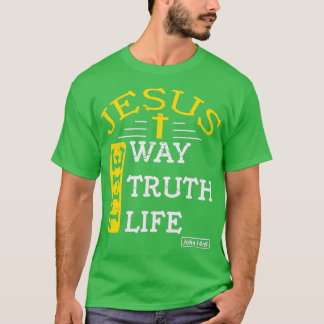 T-shirt Jésus Je Suis La Voie La Vérité La Vie 1