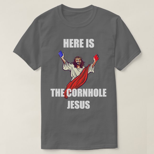 T-shirt Jésus Jouant à Cornhole Jésus Christ 1 (Design devant)