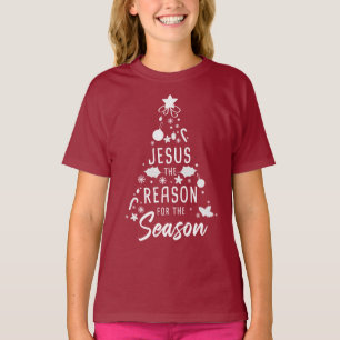 T-shirt Jésus La Raison De La Saison - Foi De Noël