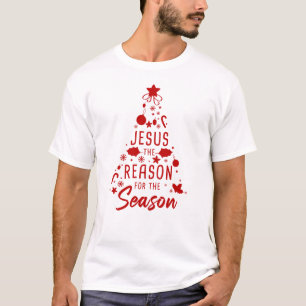 T-shirt Jésus La Raison De La Saison - Foi De Noël