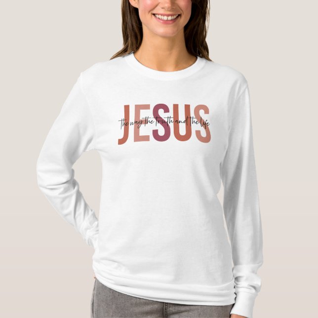 T-shirt Jésus La Vérité La Vie (Devant)