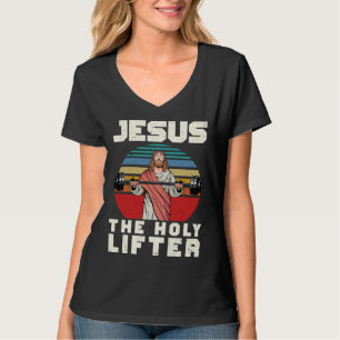 T-shirt Jésus Le Saint Éleveur Gym Musculation Fitness