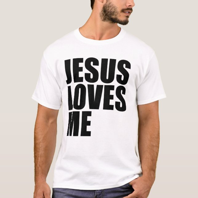 T-SHIRT JÉSUS M'AIME (Devant)