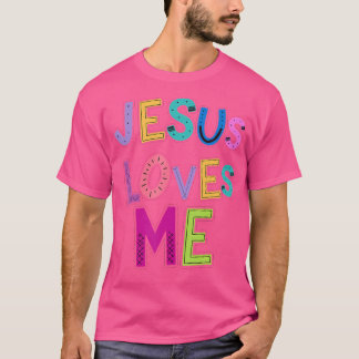 T-shirt Jésus m'aime Église religieuse chrétienne catholiq