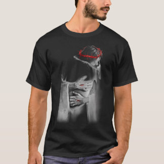 T-shirt Jésus M'embrasser Jésus M'embrasser Dieu Accrocher