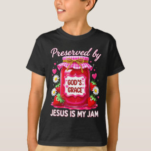 T-shirt Jésus Mon Jam Strawberry Coquette Nk Préservé Dieu