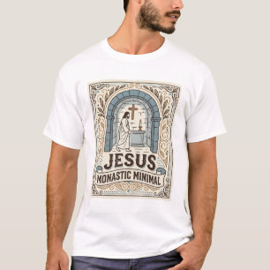 T-shirt Jésus Monastique Minimal Jésus Monastique Minimal