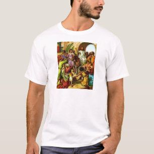 T-shirt Jésus monte l'âne dans Jérusalem