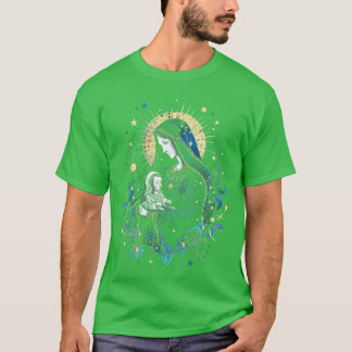 T-shirt Jesus Mother Mary Virgin Mary Catholic Art 19 fami
