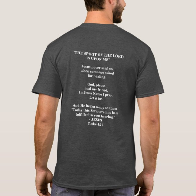 T-SHIRT JÉSUS N'A JAMAIS DIT NON (Dos)