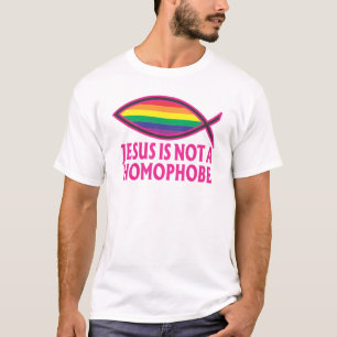 T-shirt Jésus n'est pas un homophobe