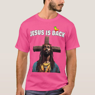 T-shirt Jésus noir