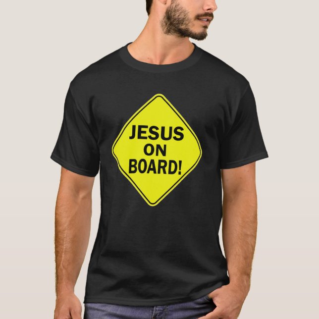 T-shirt Jesus On Board (Devant)
