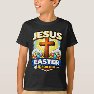 T-shirt Jésus Pâques est pour la résurrection de la croix