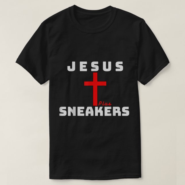 T-shirt Jésus Plus Baskets (Design devant)